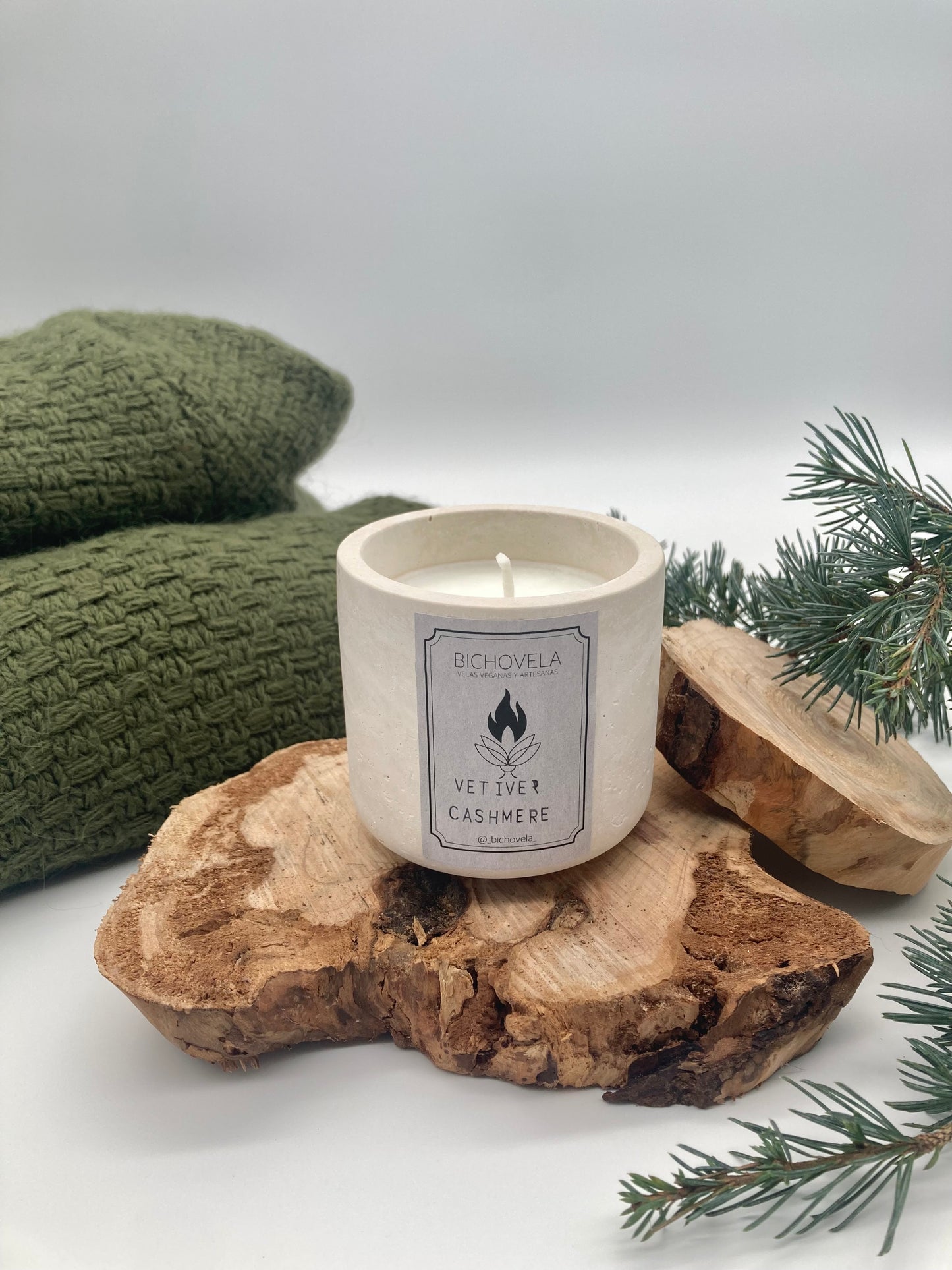 Vela vetiver cashmere