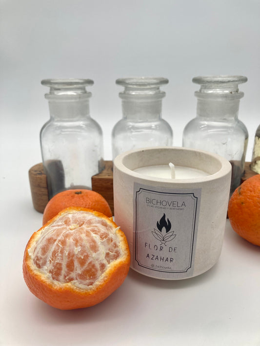 Vela flor de azahar